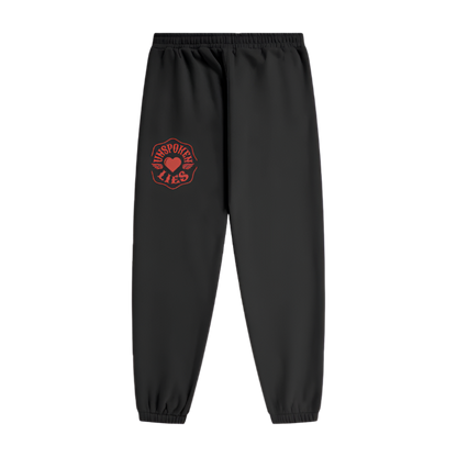 Unspoken Thirsty Skull Fleece Joggers