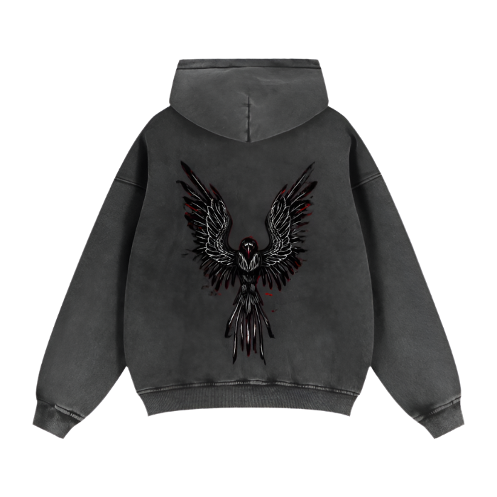 Unspoken Eagle Boxy Hoodie