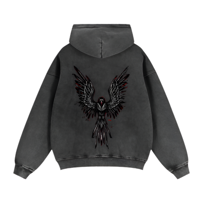 Unspoken Eagle Boxy Hoodie