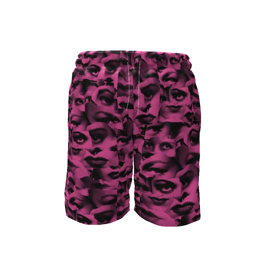 Unspoken Eyes Men's Basketball Shorts